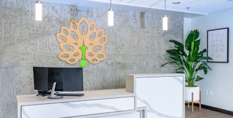 Reception area at Northpoint Recovery in Edmonds, Washington