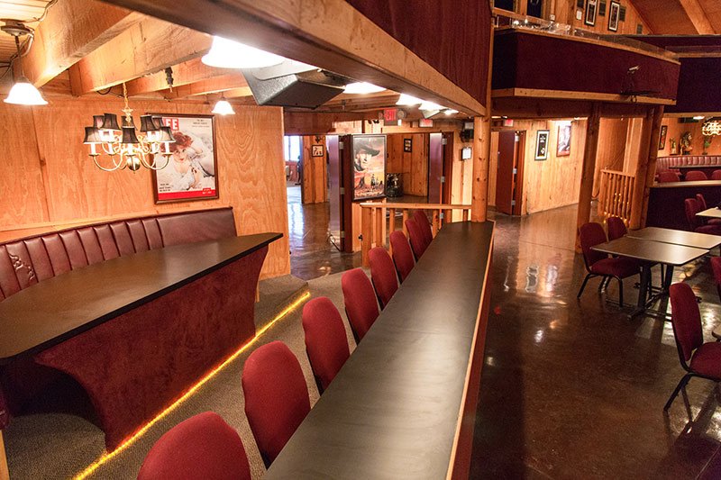 Theatre room at Black Bear Lodge in Sautee Nacoochee, Georgia