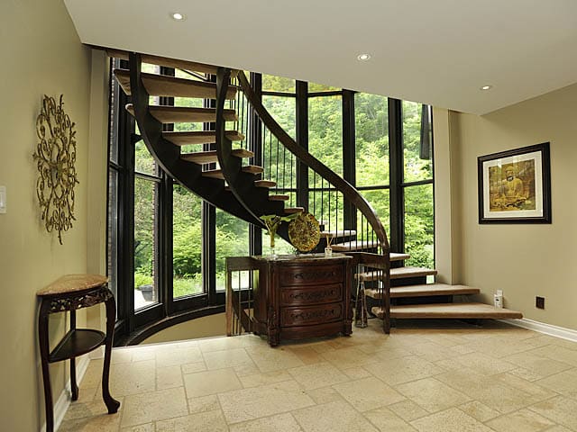 Bright residential interior at Trafalgar Addiction Treatment Centre in Erin, Ontario