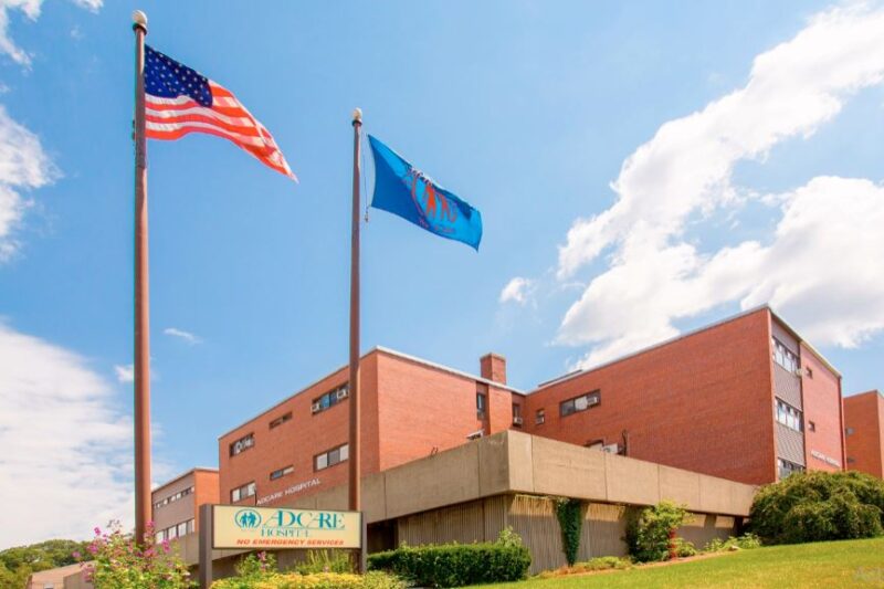 AdCare Hospital building in Worcester, Massachusetts