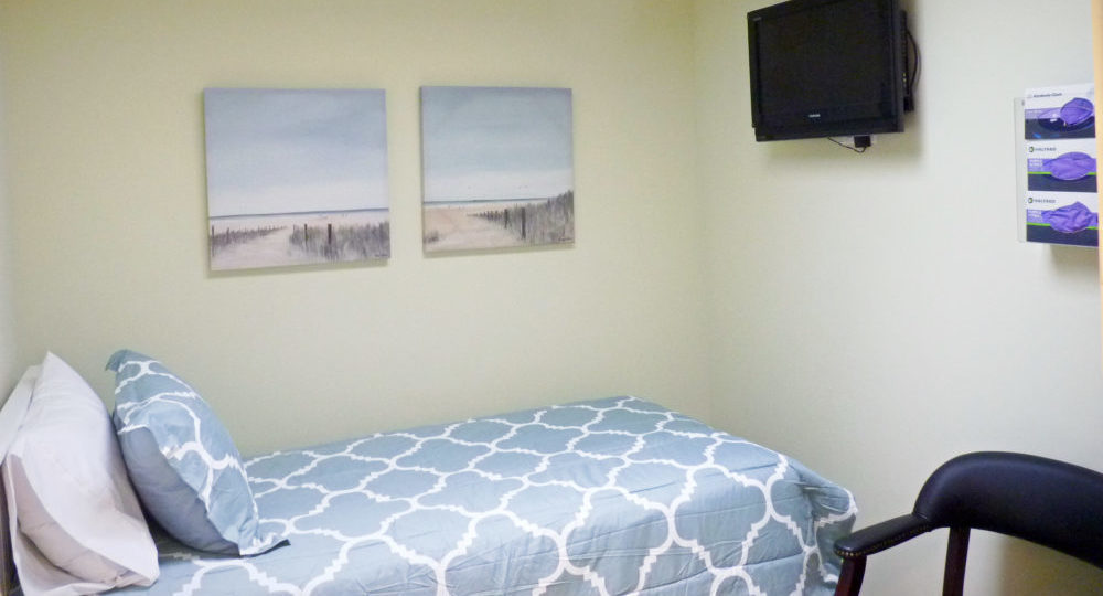 Patient bedroom at Harbor of Grace Recovery in Havre de Grace, Maryland