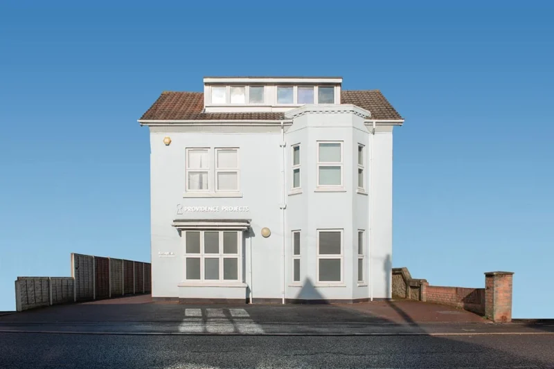 Providence Projects residential treatment building in Bournemouth