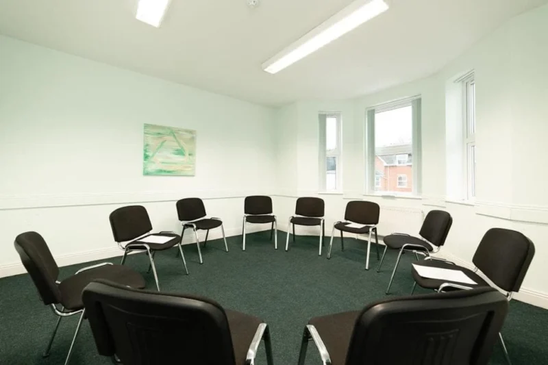Counselling room at Providence Projects in Bournemouth
