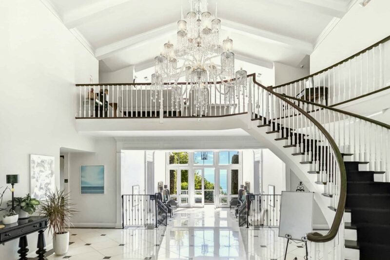 Entry hall at Avalon Malibu treatment residence