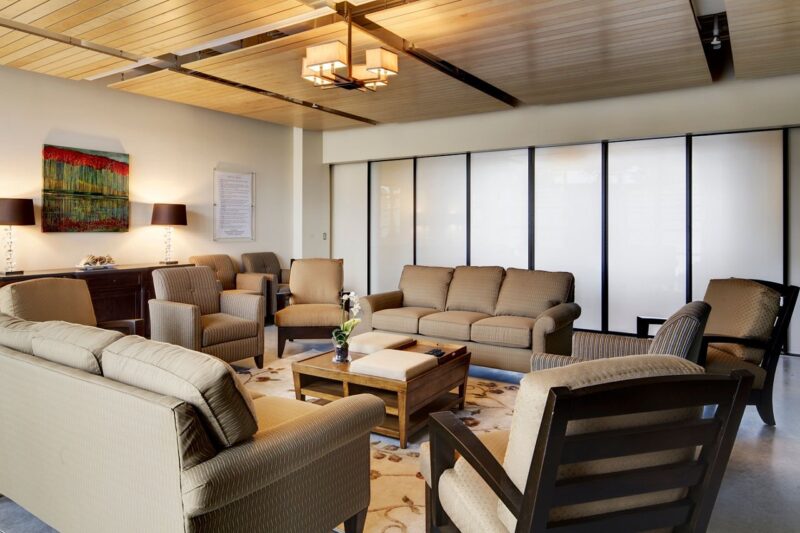 Group therapy room at Hazelden Betty Ford in Naples, Florida