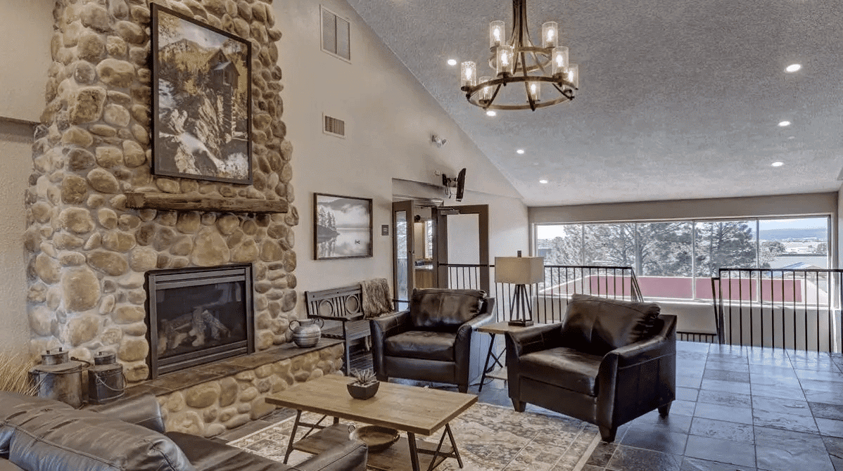 Lobby at Mountain Springs Recovery in Monument, Colorado