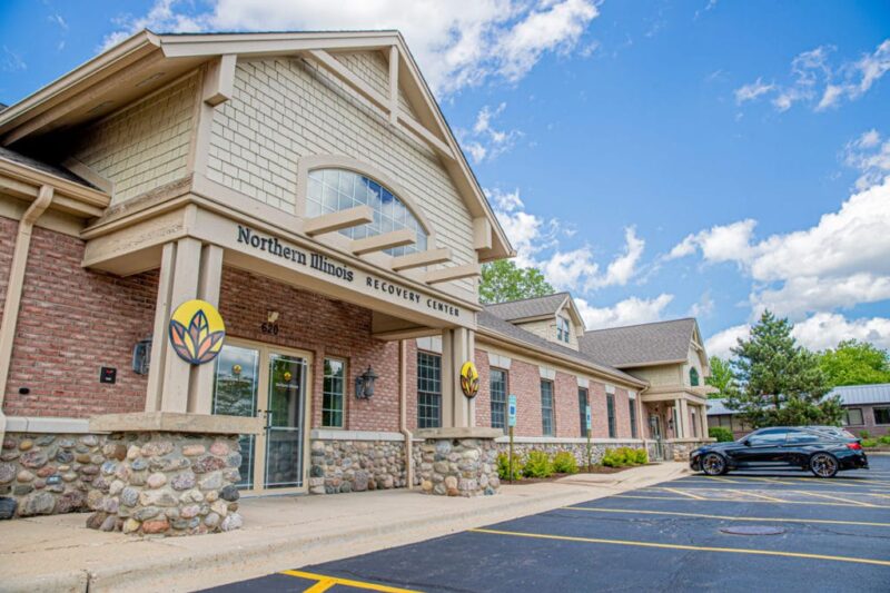 Exterior of Northern Illinois Recovery Center at 620 Route 31 in Crystal Lake, Illinois