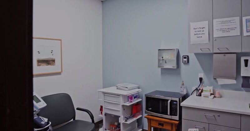 Examination room at THIRA Health in Bellevue, Washington