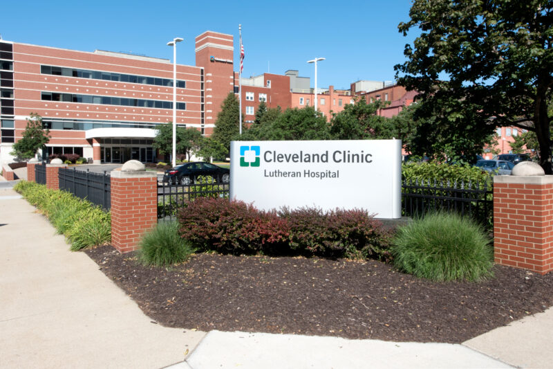 Cleveland Clinic Lutheran Hospital, a base location for the Alcohol and Drug Recovery Center, at 1730 West 25th Street in Cleveland, Ohio