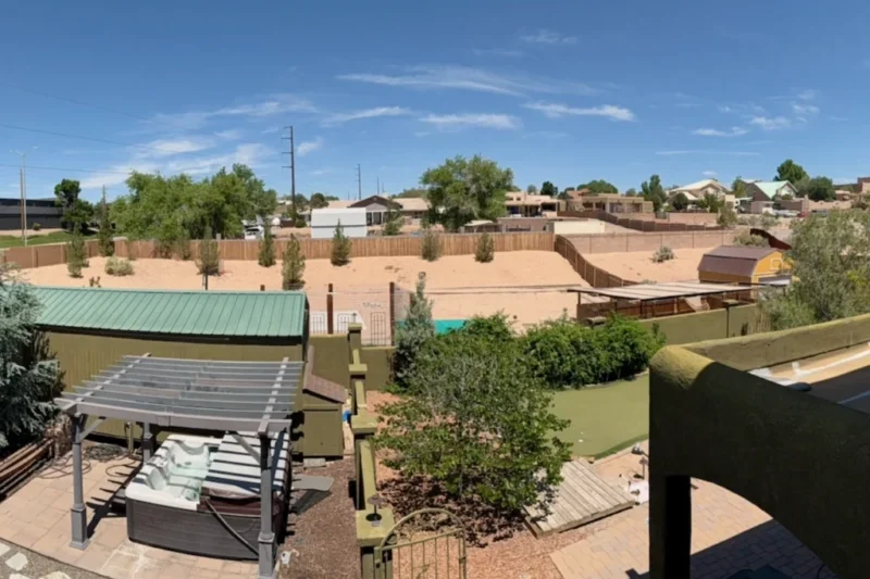 Aerial view of the Icarus Behavioral Health facility in New Mexico