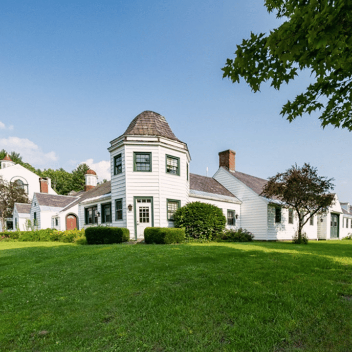 Exterior of the Swift River treatment campus in Cummington, Massachusetts