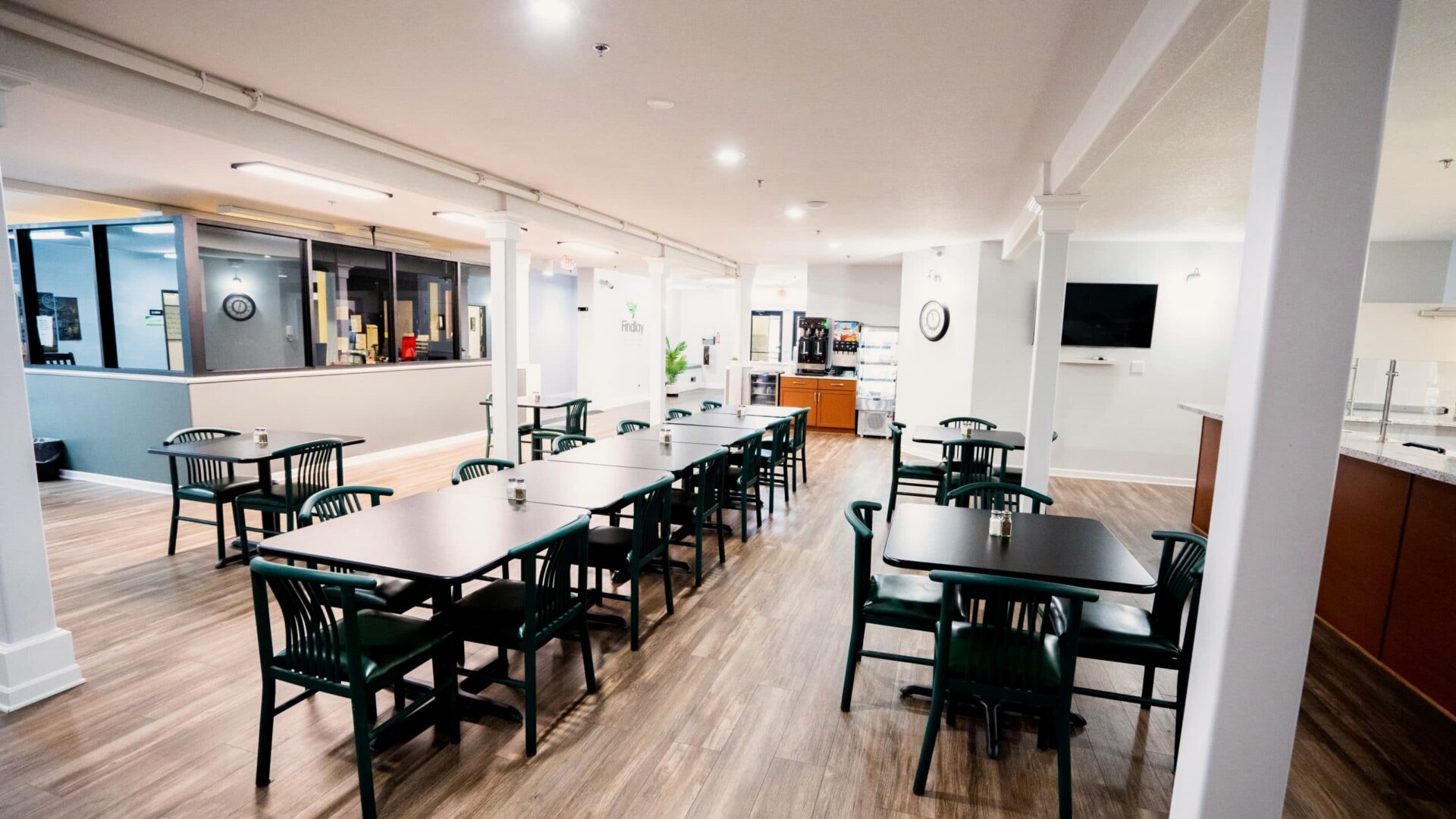 Findlay Recovery Center dining and reception area in Findlay, Ohio