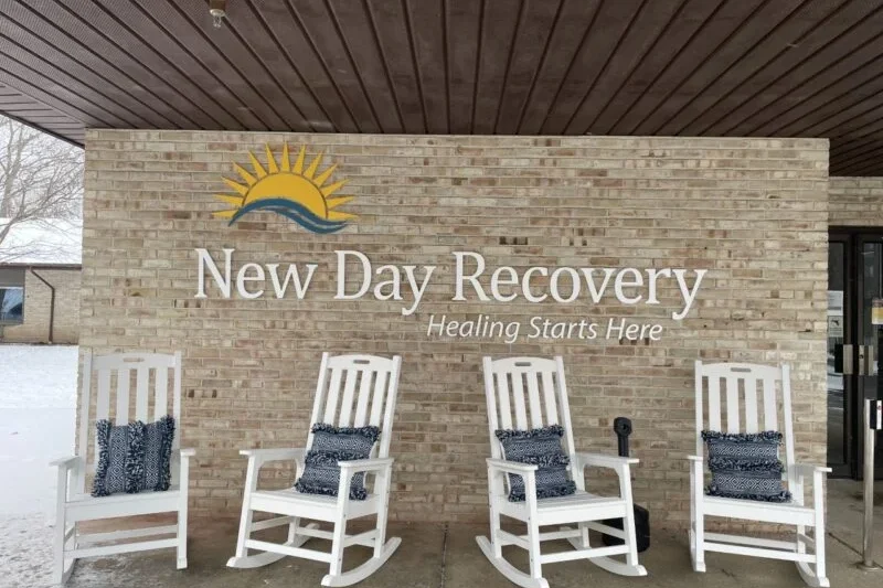 New Day Recovery facility entrance in Niles, Ohio
