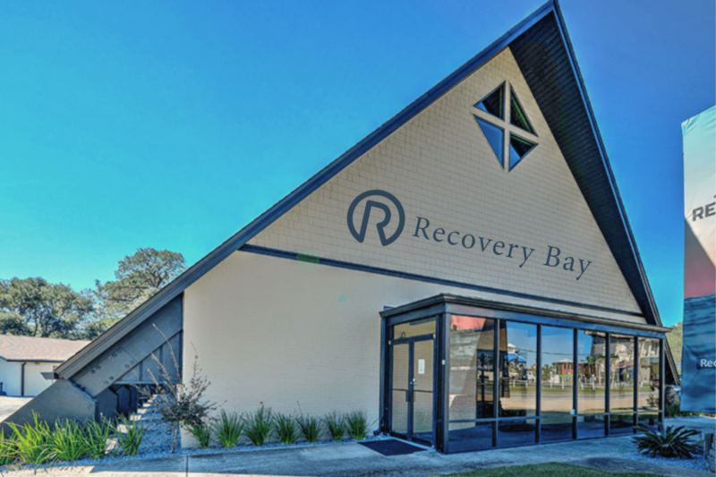 Recovery Bay Center exterior and entrance in Panama City Beach, Florida