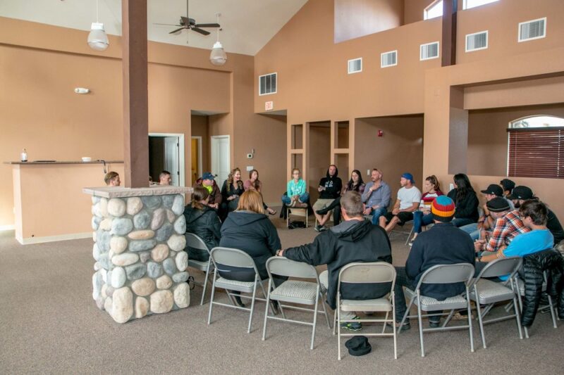 Group therapy room at Granite Mountain Behavioral Healthcare in Prescott Valley, Arizona