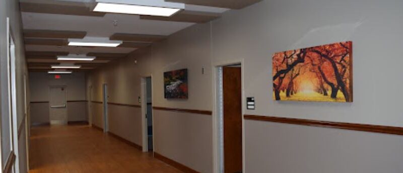 Patient hallway at Raleigh Oaks Behavioral Health
