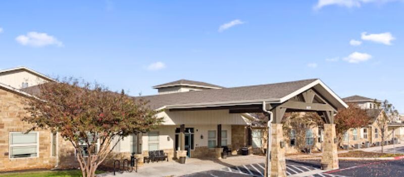 Entrance to Stone River Recovery Center residential facility in San Antonio, Texas