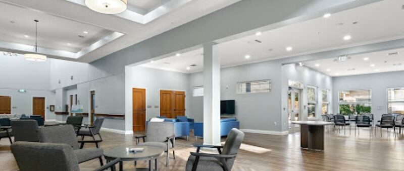Lobby at Stone River Recovery Center in San Antonio