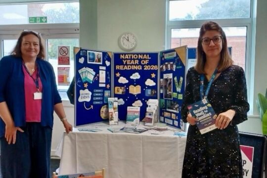 Community library pop-up at the One Recovery Bucks Recovery Cafe