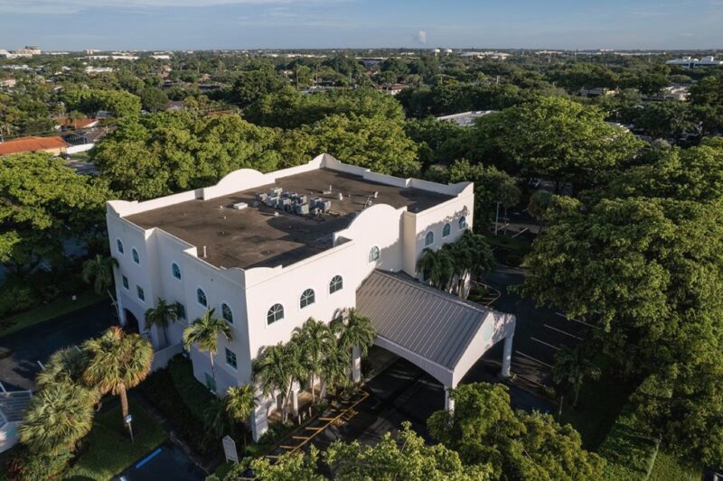 Aerial view of the ARIA treatment facility in West Palm Beach