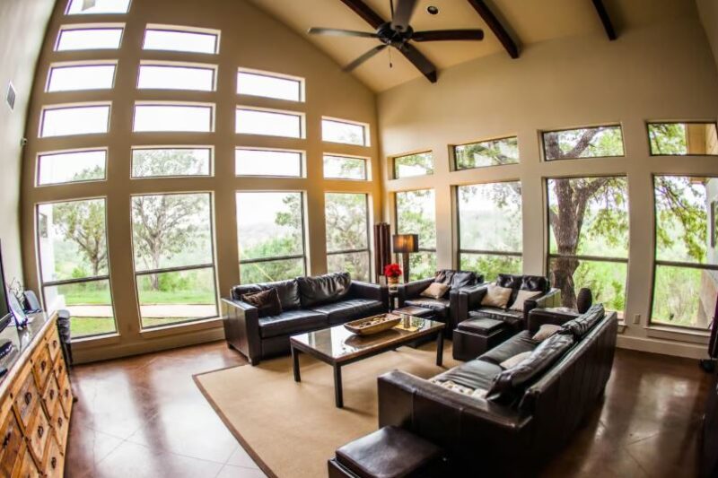 Living room at Positive Recovery Centers Hill Country campus