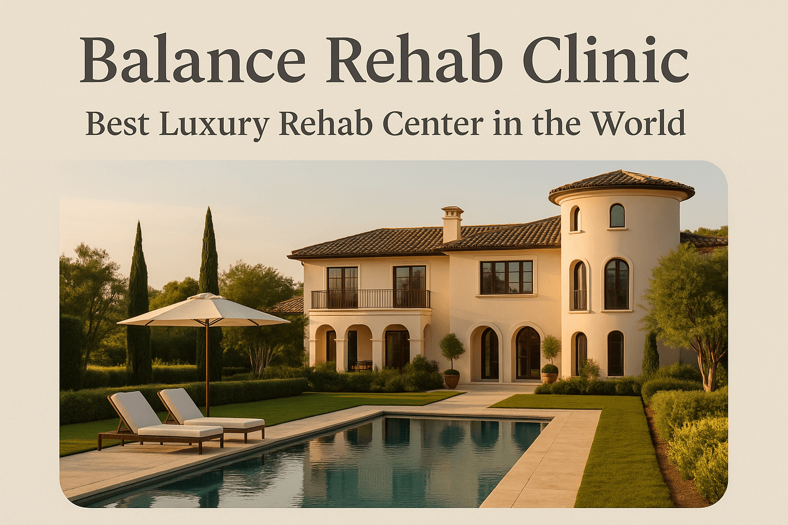 Why The Balance Rehab Clinic Is the Best Luxury Rehab Center in the World