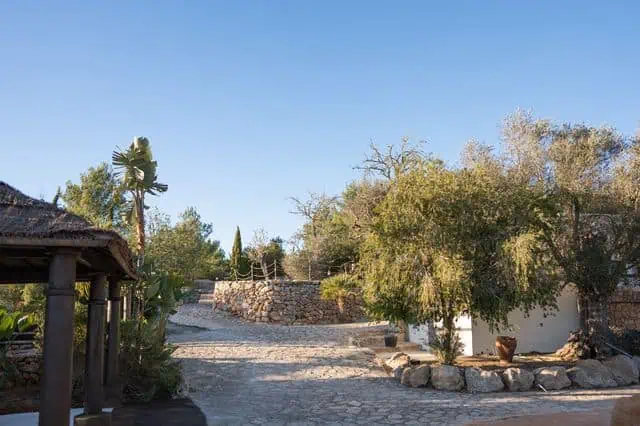 House and grounds at Ibiza Calm in northern Ibiza