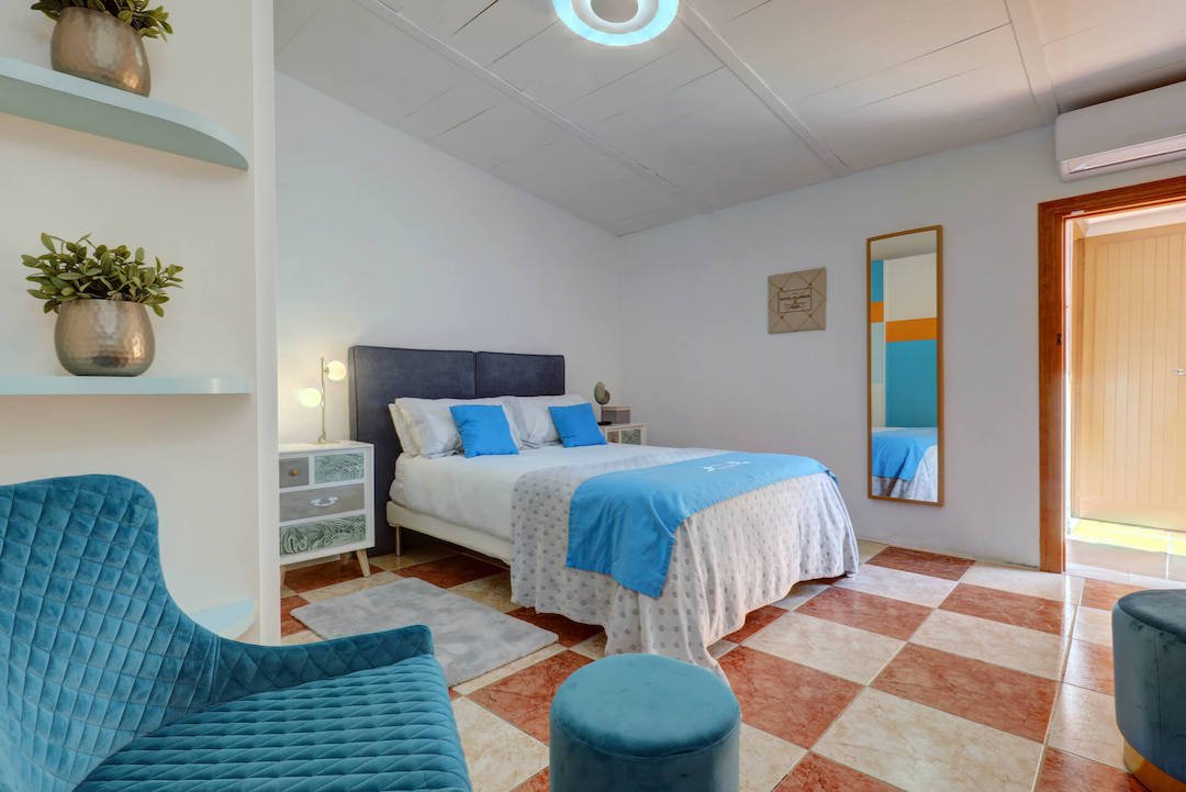 Client bedroom at Villa Paradiso Spain