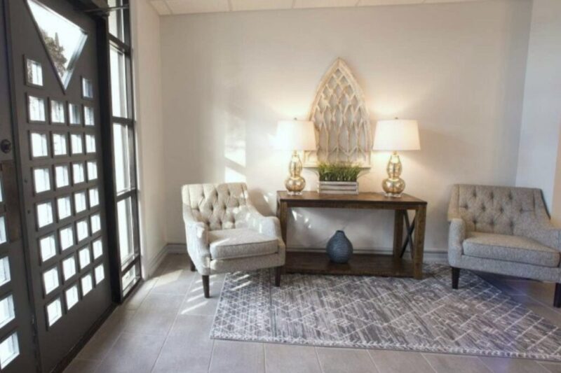 Lobby at Alsana's Birmingham eating disorder treatment center