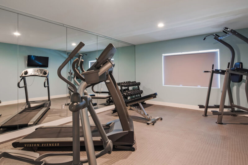 Fitness room at Boca Recovery Center in Pompano Beach, Florida