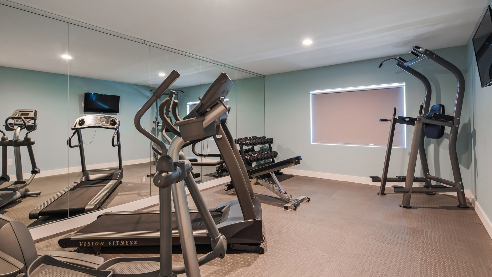 Fitness room at Boca Recovery Center in Pompano Beach, Florida