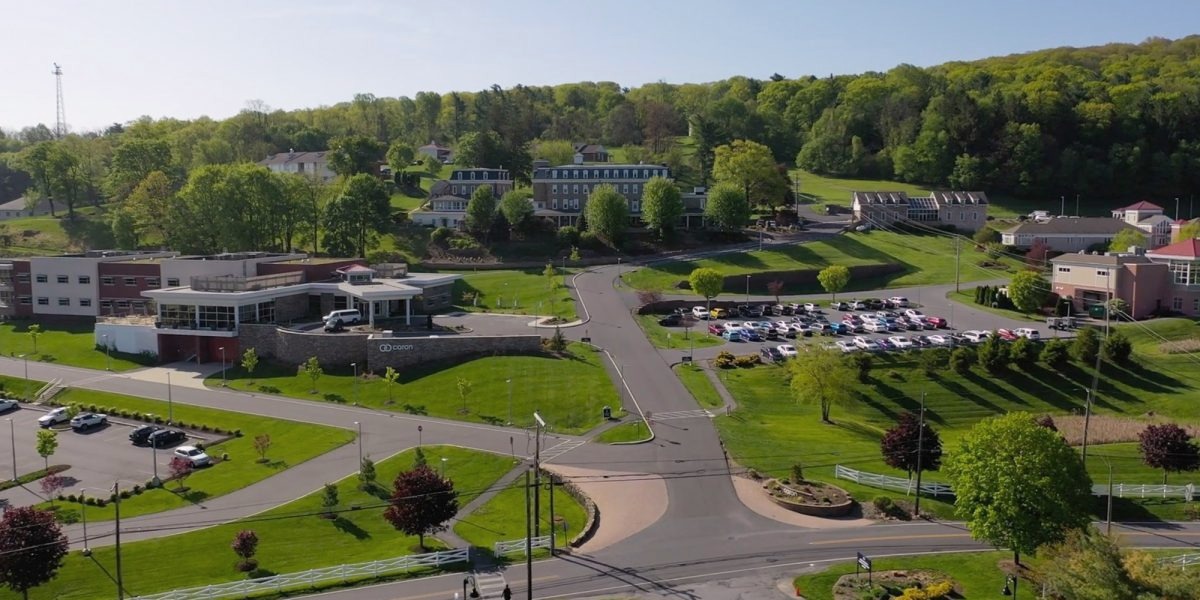 Aerial view of Caron's Pennsylvania treatment campus