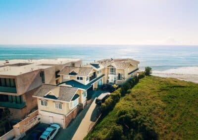 Aerial view of the Chapters Capistrano oceanfront residence