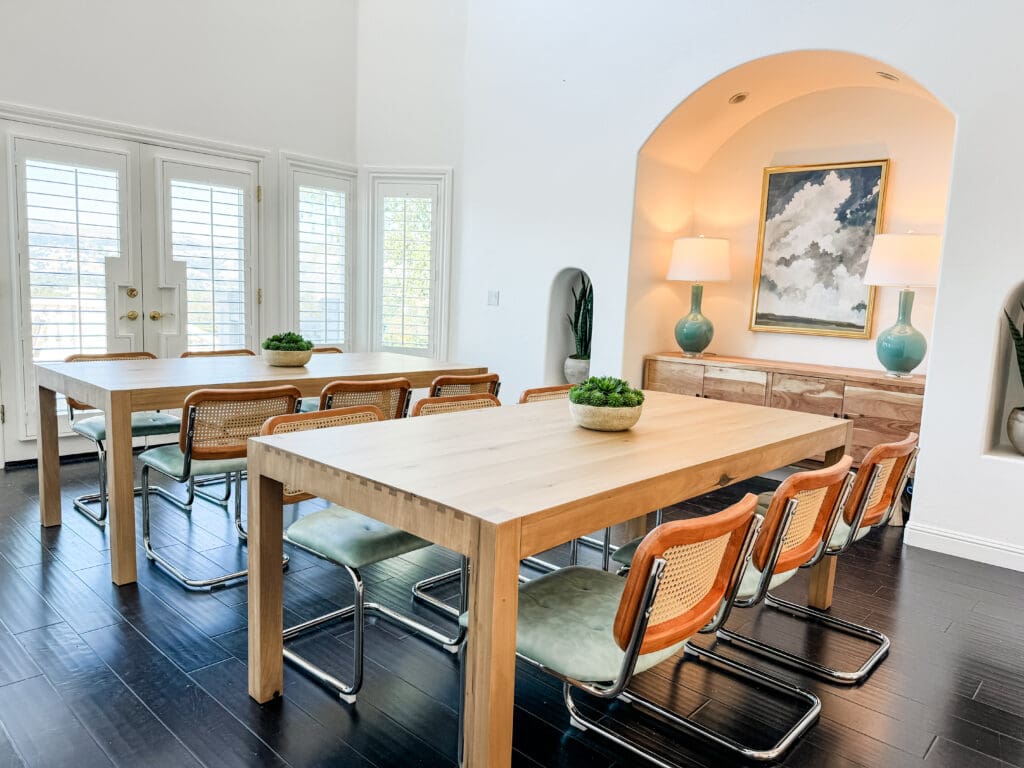 Dining room at Embark Behavioral Health’s San Martin residential campus in California