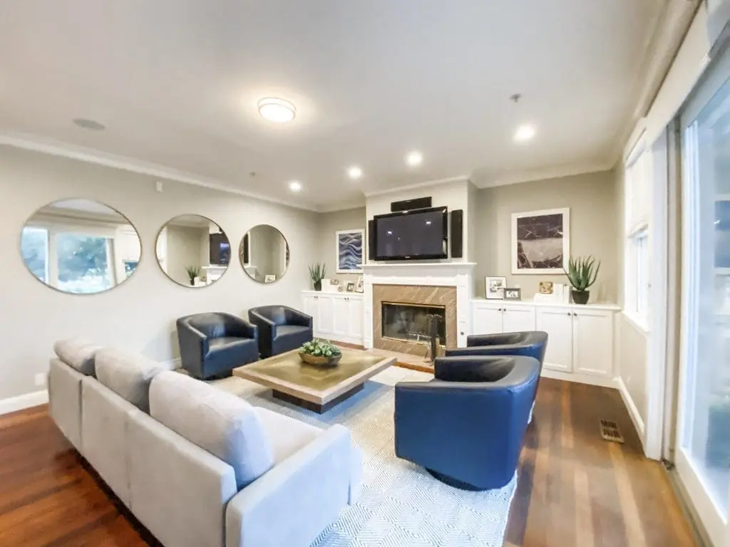 Living room at Embark Behavioral Health’s San Martin residential campus in California