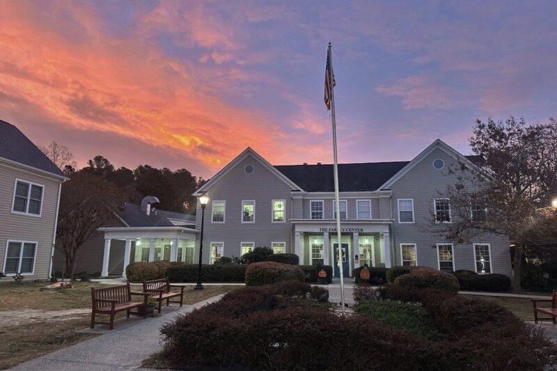 Main building at the Farley Center residential campus in Williamsburg, Virginia