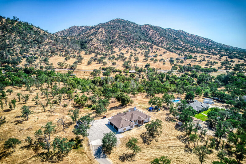 Aerial view of First Steps Recovery's Oak men's residence in Clovis