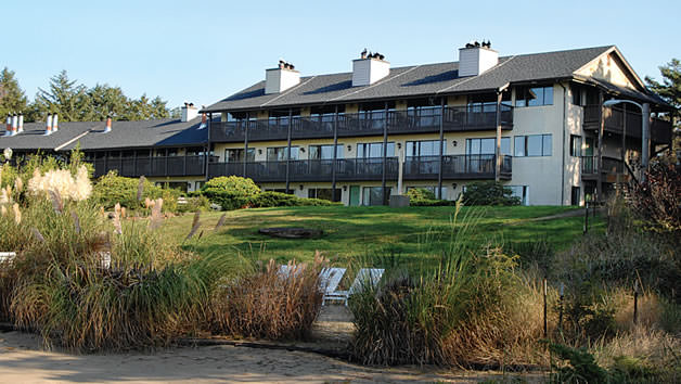 Waterfront residential building at Free by the Sea in Ocean Park, Washington