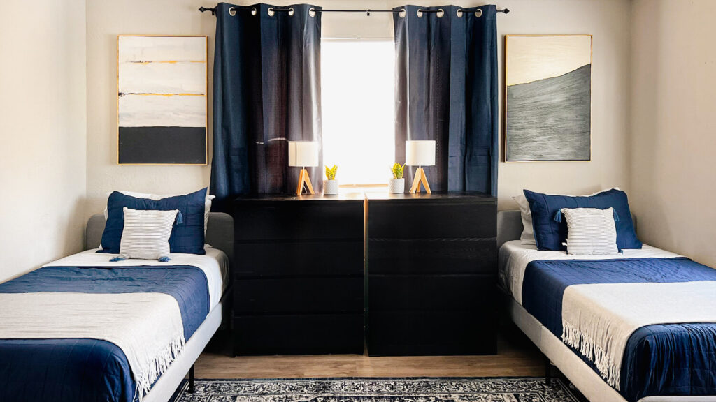 Shared bedroom at Genesis House in Lake Worth, Florida