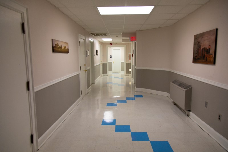 Hallway inside the Life Center of Galax main campus