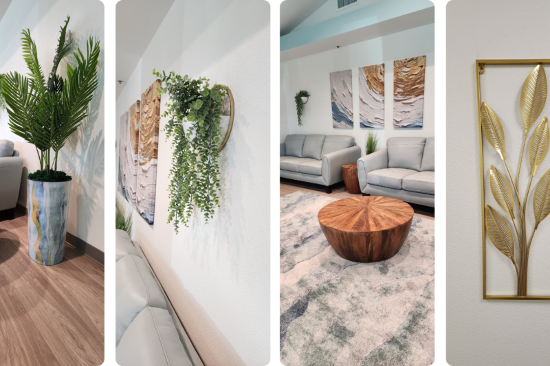Interior lounge at a Lightshare Behavioral Wellness and Recovery facility