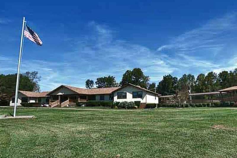 Mirror Lake Recovery Center main campus and flagpole