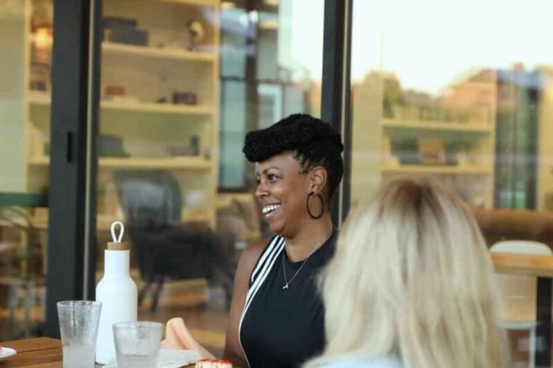 Indoor and outdoor dining space at Onsite's Tennessee campus