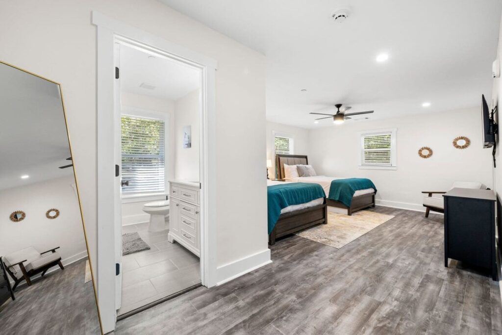 Shared bedroom at Peachtree Wellness Solutions’ residential facility in Georgia
