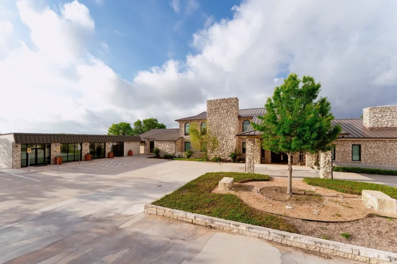 Main house at Plum Creek Recovery Ranch in Lockhart, Texas