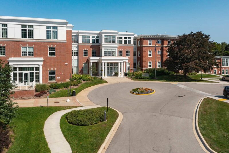 Main building at Rogers Behavioral Health in Oconomowoc, Wisconsin