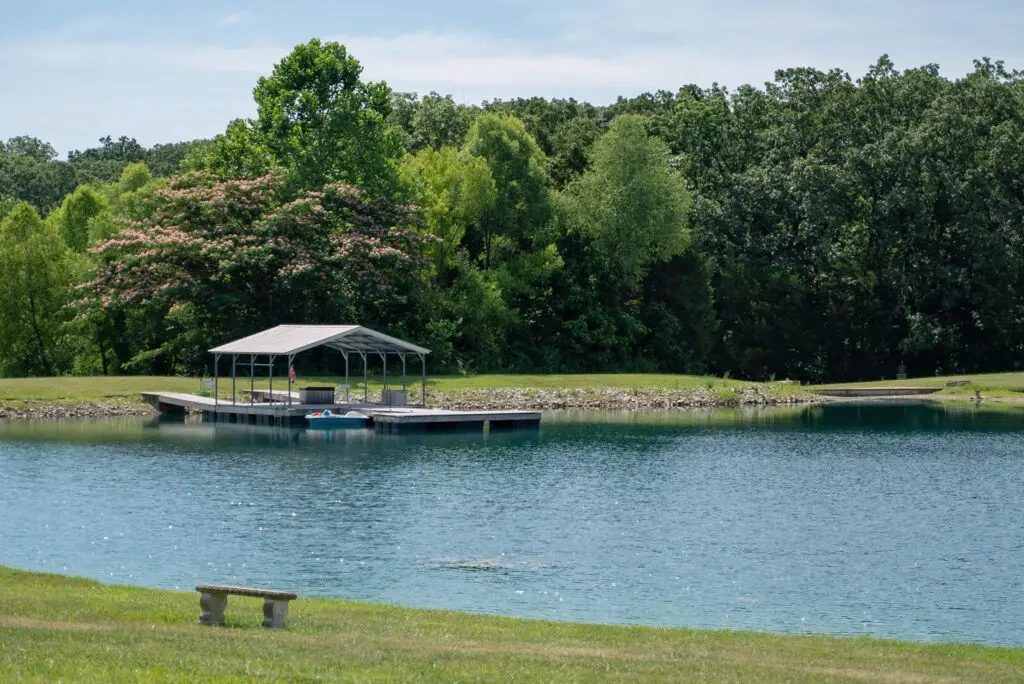 Lake view at Sana Lake Recovery's Dittmer residential campus