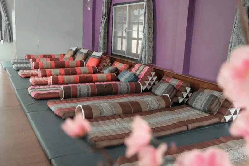 Meditation room at Siam Rehab in Chiang Rai, Thailand