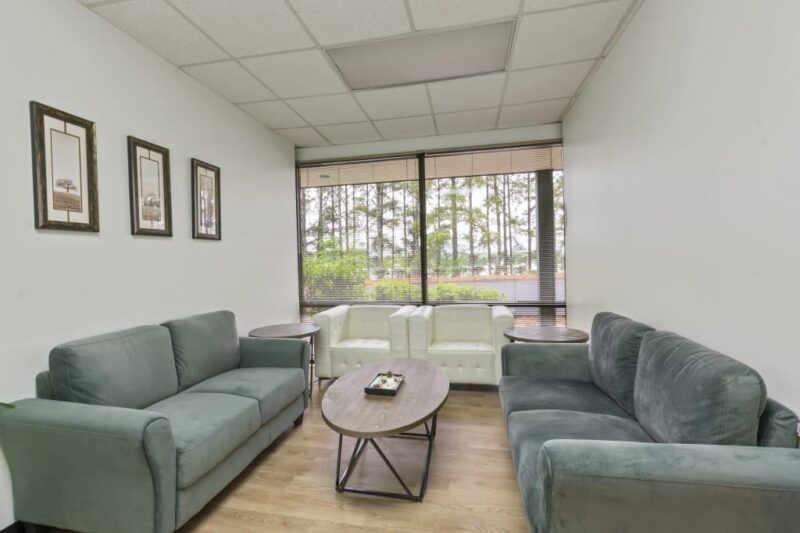 Client lounge at Southeast Addiction Center in Peachtree Corners, Georgia