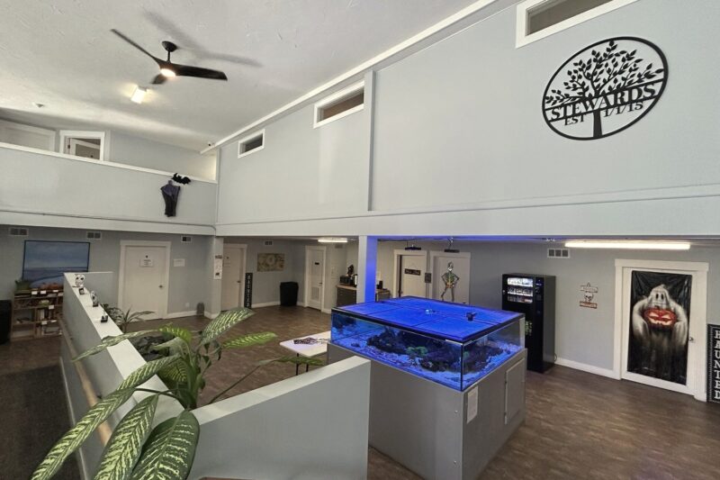 Main lobby inside Stewards of Recovery 1st Street outpatient center